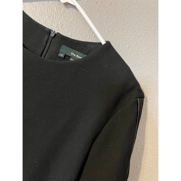 The Kooples Dress EU 40 Black Short Sleeve Stretch Career Church - Picture 9 of 9